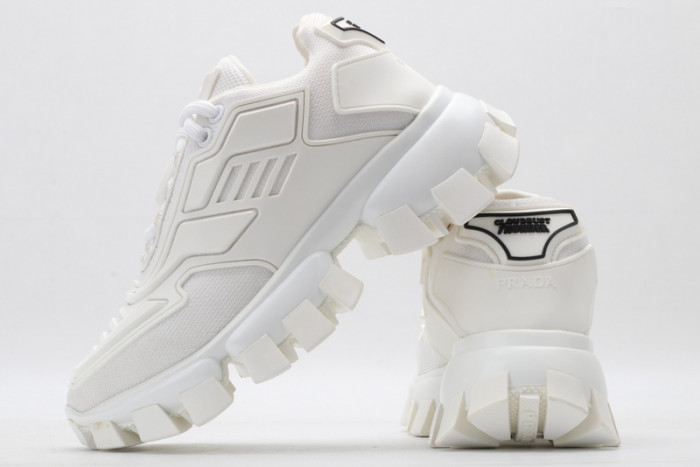 PRAD WHITE SNEAKERS