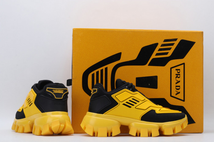 PRAD YELLOW BLACK SNEAKERS