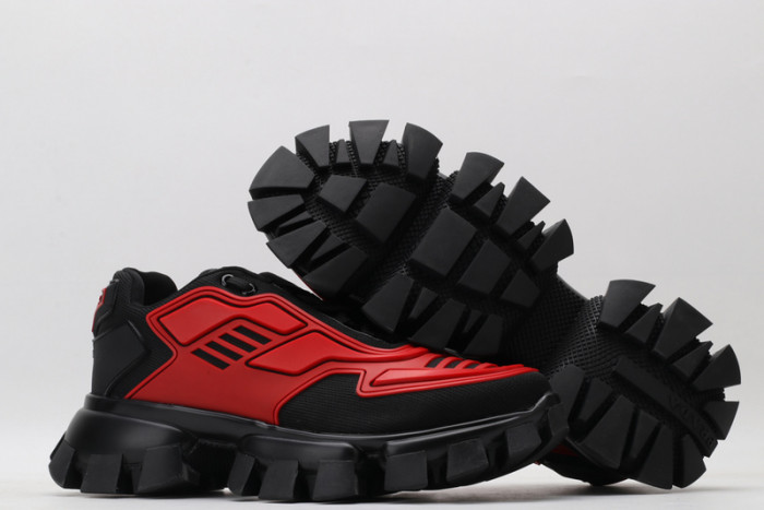 PRAD BLACK RED SNEAKERS