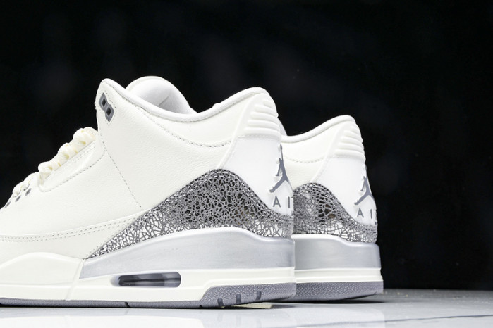 Air Jordan 3 “Sail/Metallic Silver” CK9246-100