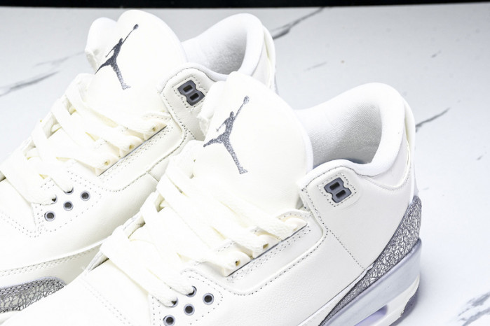Air Jordan 3 “Sail/Metallic Silver” CK9246-100