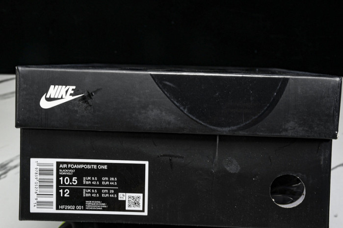 Nike Air Foamposite One Black Volt (CAN GLOW ) HF2902-001