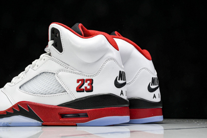 Air Jordan 5 “Fire Red Black Tongue” HQ7978-101