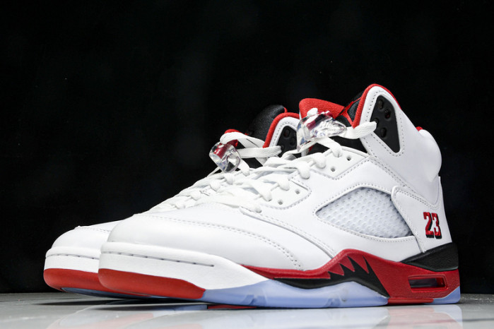 Air Jordan 5 “Fire Red Black Tongue” HQ7978-101