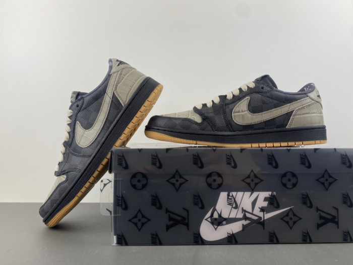 LV x Air Jordan 1 Low OG 250517002