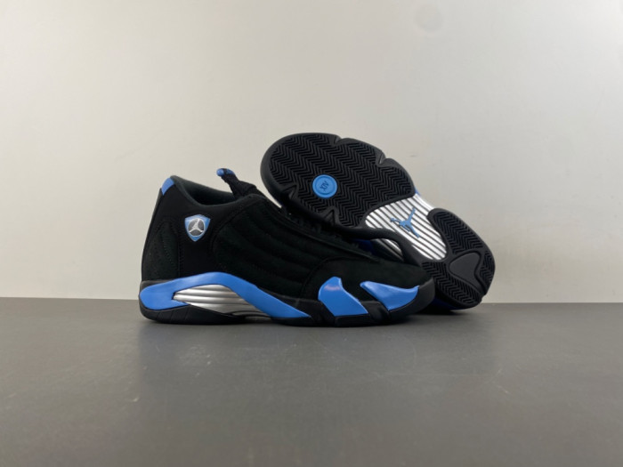 Air Jordan 14 "Black/University Blue" 487471-002